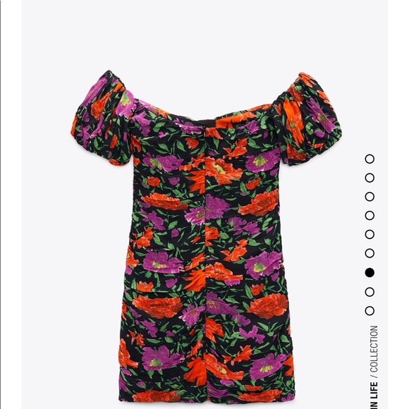 Zara Floral Print Dress - Picture 7 of 11